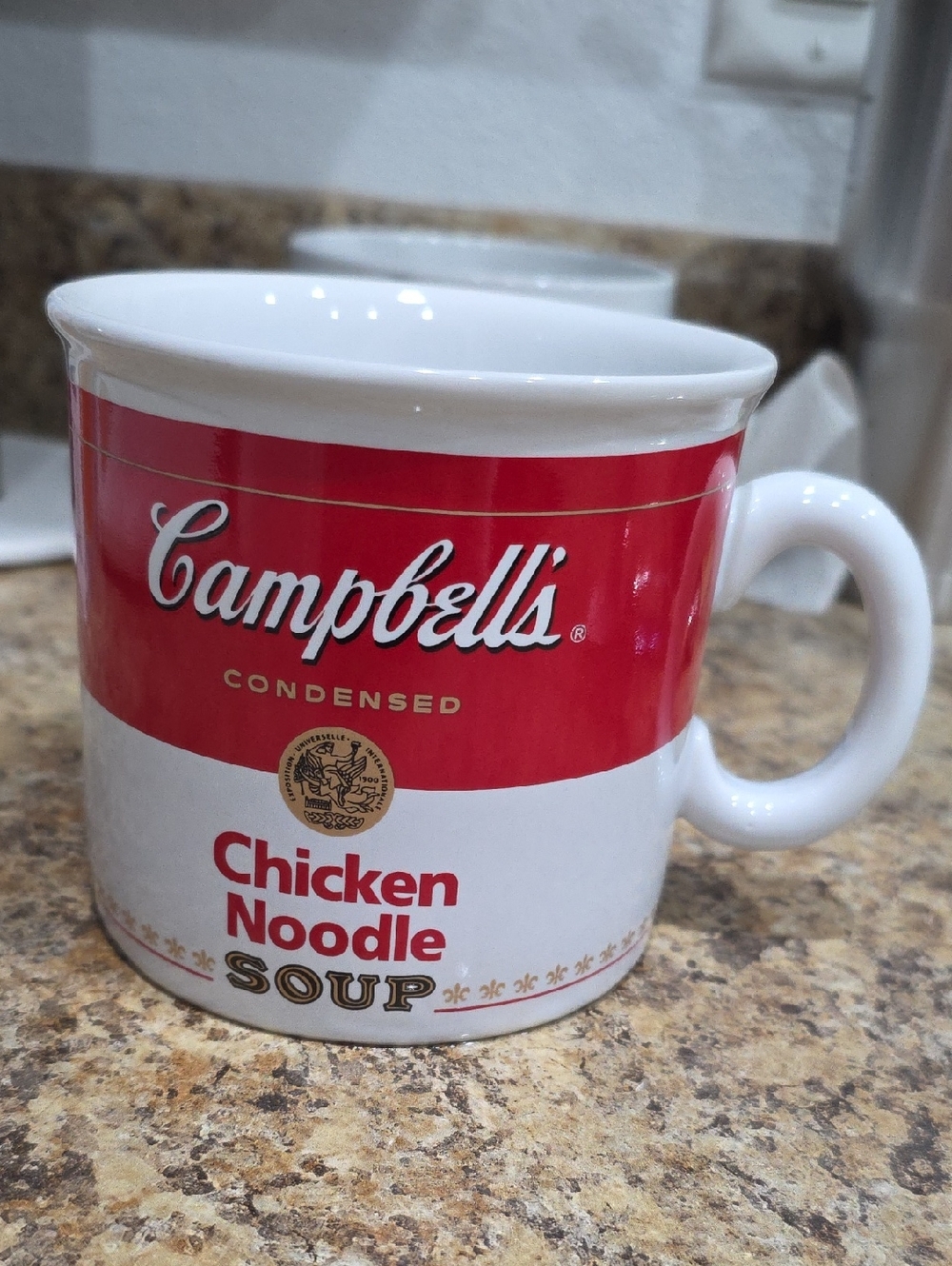 🐥Campbell Soup Company Ceramic Mug - White with Red Logo🐥